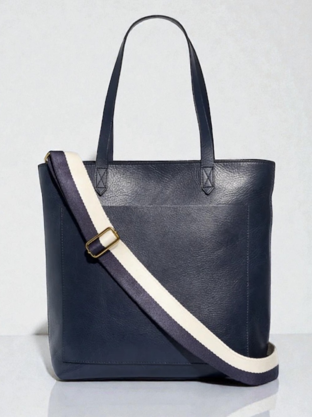 🌻NEW with tags Madewell Zip-Top Medium Leather Transport Tote